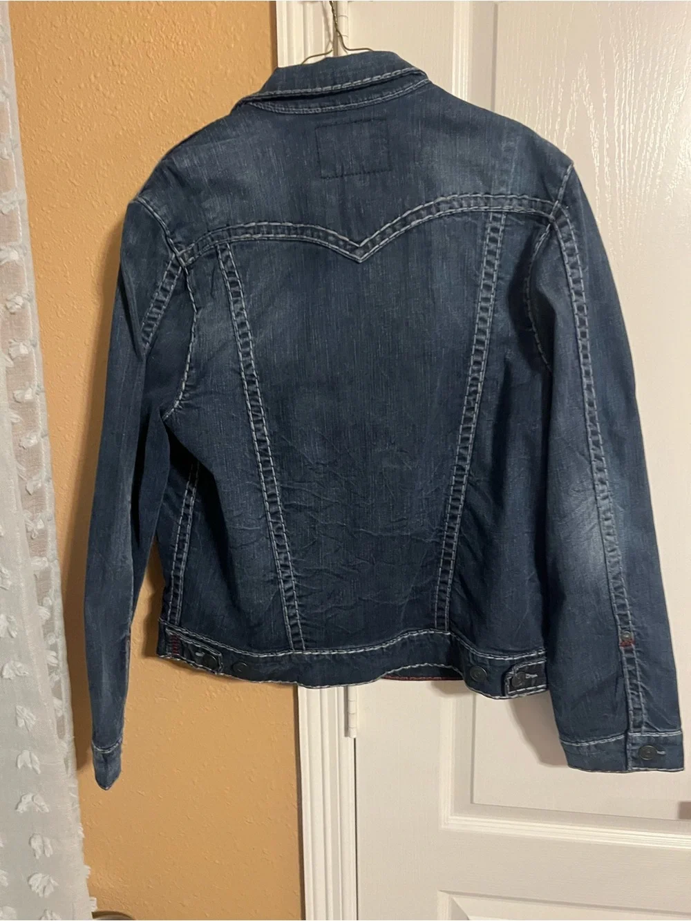 New True Religion jacket and jeans set sz large 38/32